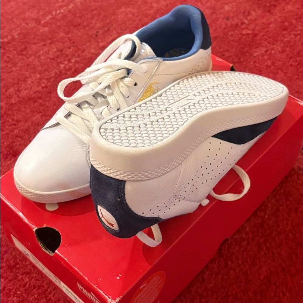 Puma women’s Match lo basic sport crown blue, sz 7.5